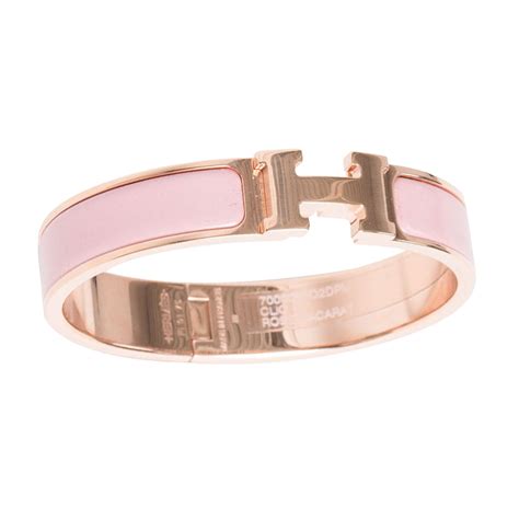 hermes clic clac rose gold|hermes clic clac h.